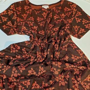 LuLaRoe Carly High Low Dress Pocket sz Small